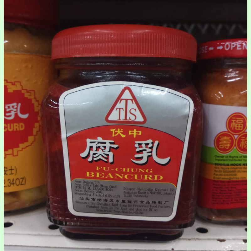 

TTS Fu chung (tahu fermentasi)