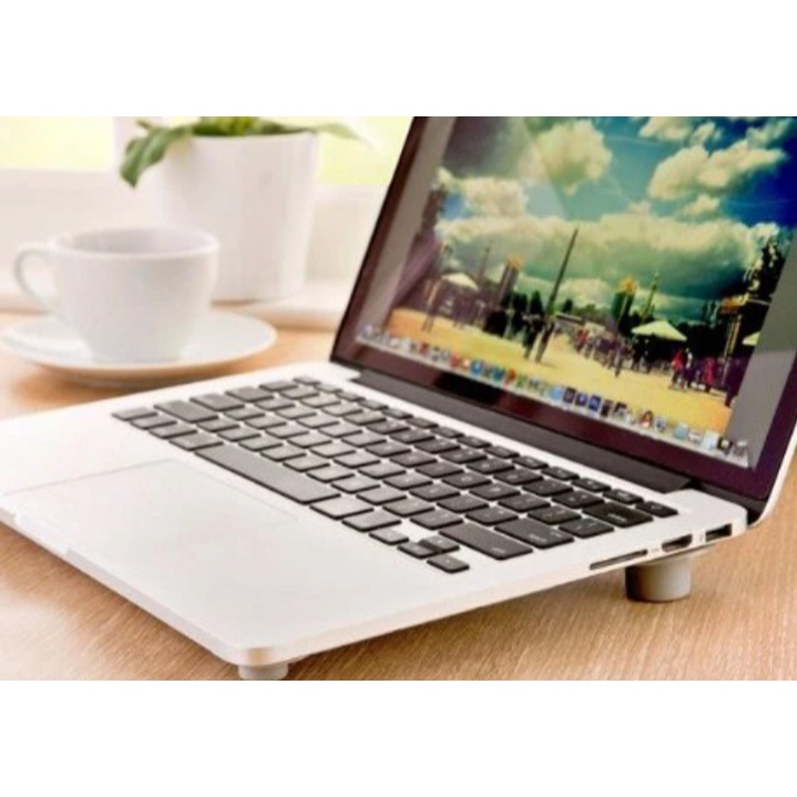 Karet Pengganjal Laptop - Cool Feet Notebook penyangga laptop praktis