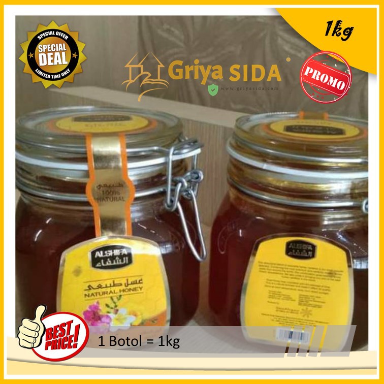 Madu Al Shifa 1kg madu arab alshifa saudi original harga grosir