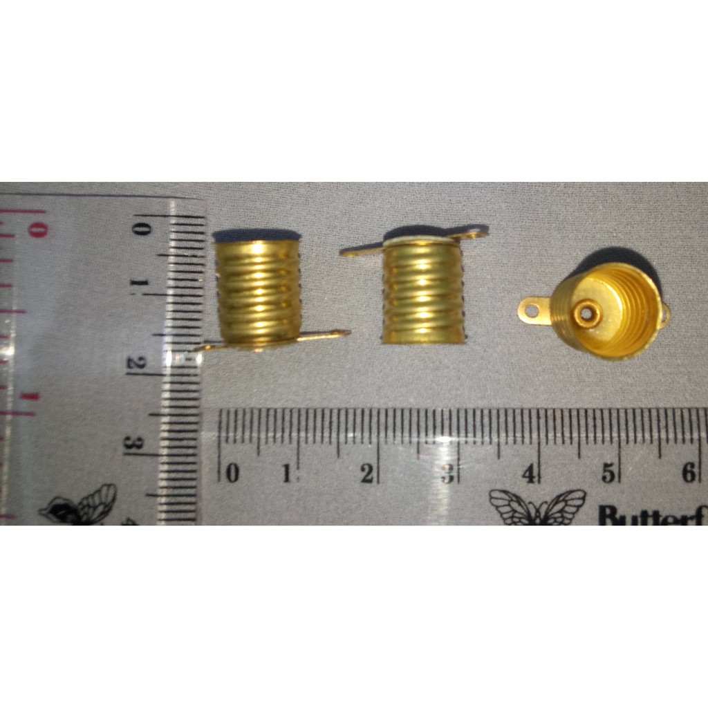 Fitting Bohlam Prakarya Rangkaian Lampu Kecil Praktek Lab IPA 5pcs