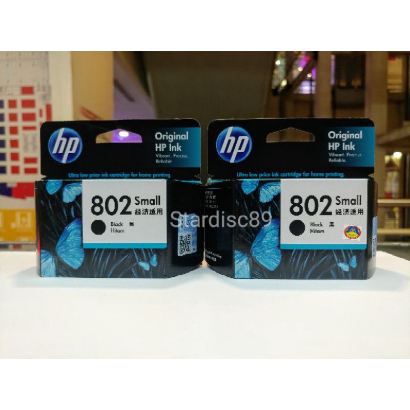 Cartridge Hp 802 Black Original
