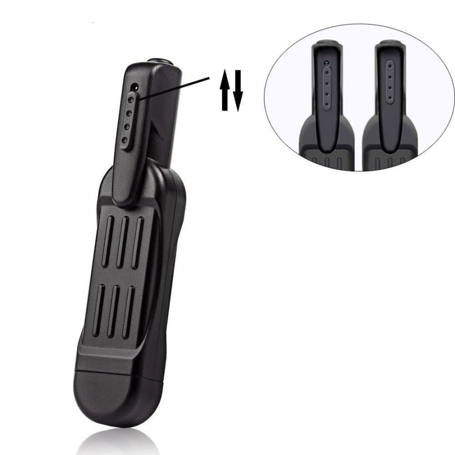 Arsmundi Kamera Pengintai Spy Camera Bentuk Pulpen Clip 1080P - T189 - Black