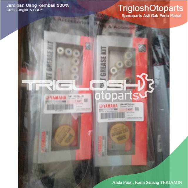 MURAH Vbelt plus roler asli Yamaha Mio j & xride
