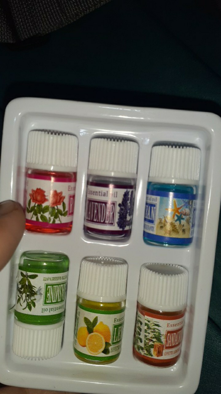 Parfum Essential Oil Waterbase 6 Aroma 3ml Untuk Diffuser Air Humidifier