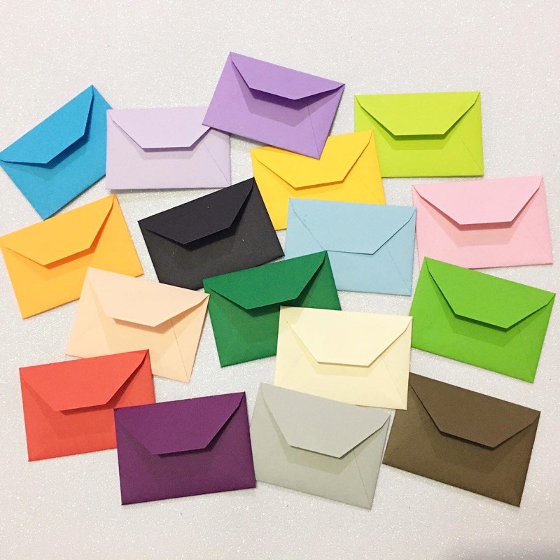 

Amplop Mini Warna Warni 7x5cm | Super Mini, Amplop Kecil by fgpaper