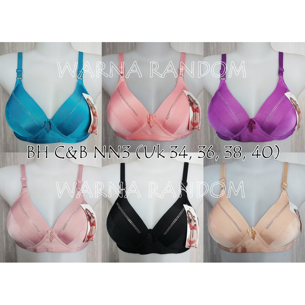 OBRAL BH Uk 34-38 Busa Sedang Tanpa Kawat