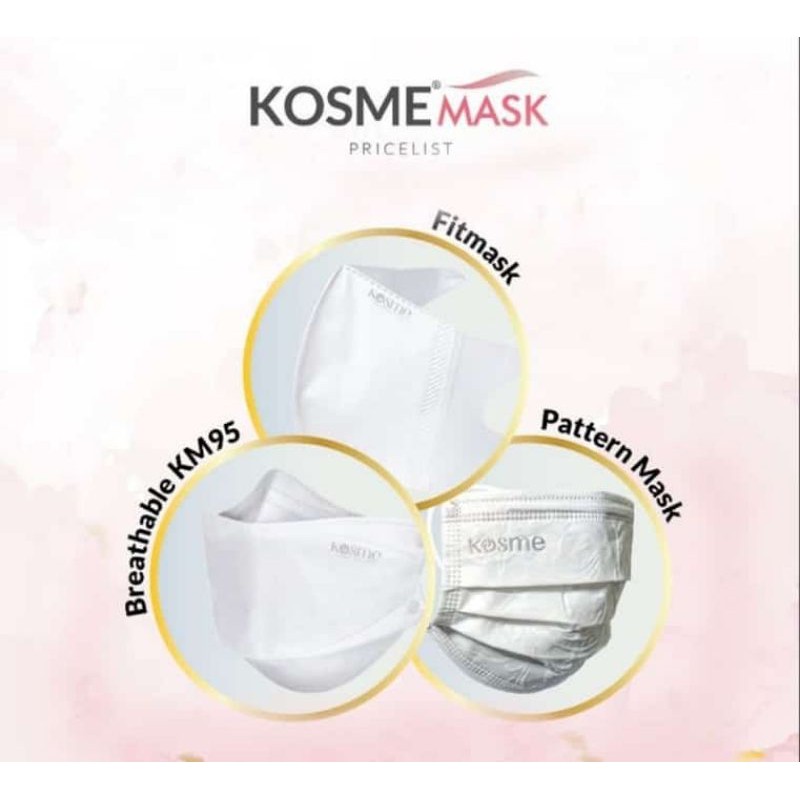 KOSME MASK (ECER FITMASK 3PCS)