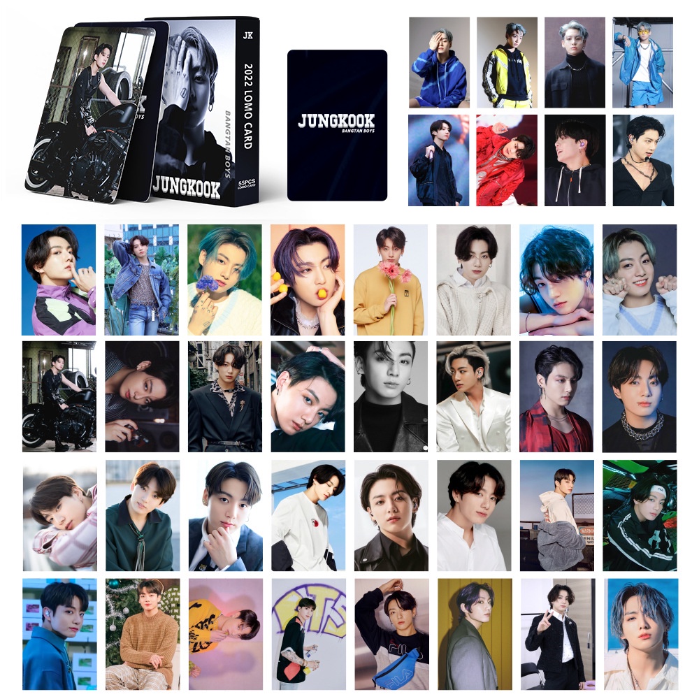 54pcs / set Kartu LOMO Foto JUNGKOOK 2022 Untuk Koleksi