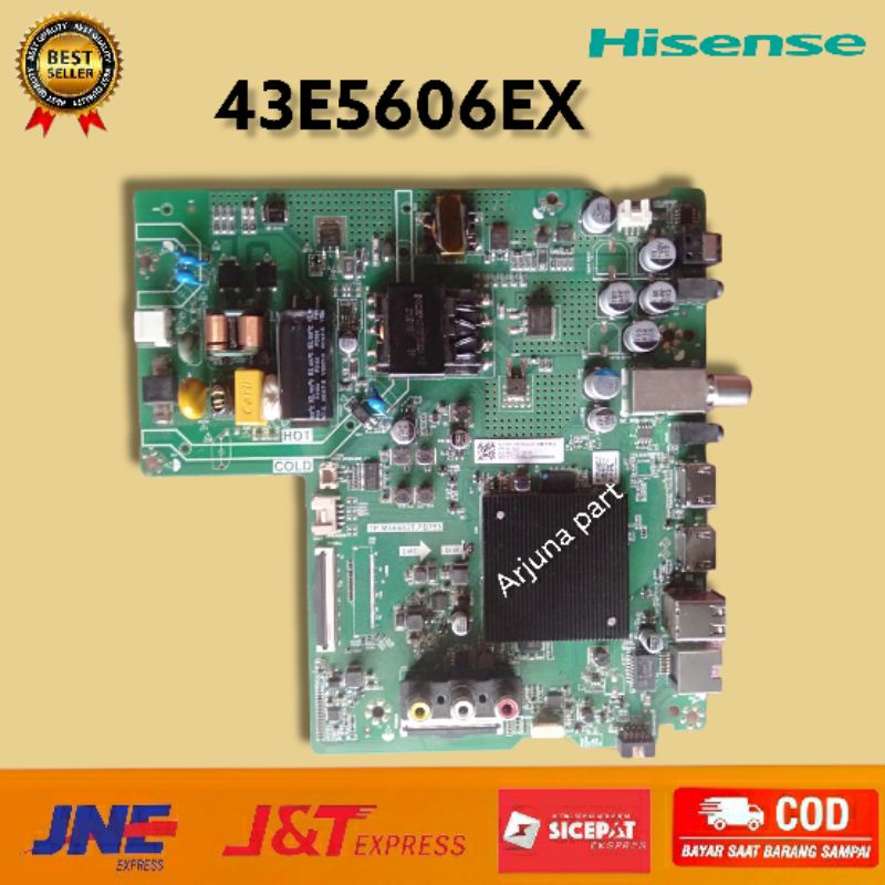 mainboard tv led hisense 43E5606EX - mb tv led hisense 43E5606EX - mesin tv led hisense 43e5606EX