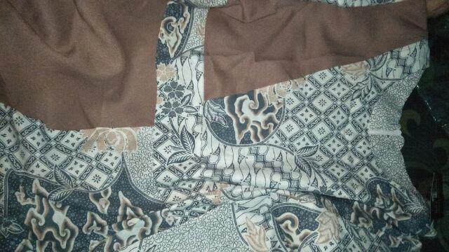 Tey-17 Batik Wanita Asj Sa Hrb026 Kenongo Kemeja Tosca Pendek