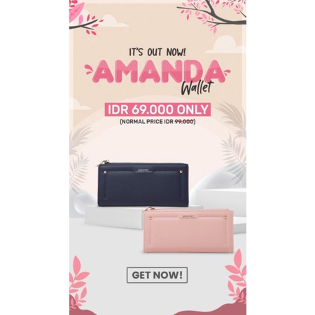 Amanda wallet jims honey promo dompet panjang wanita