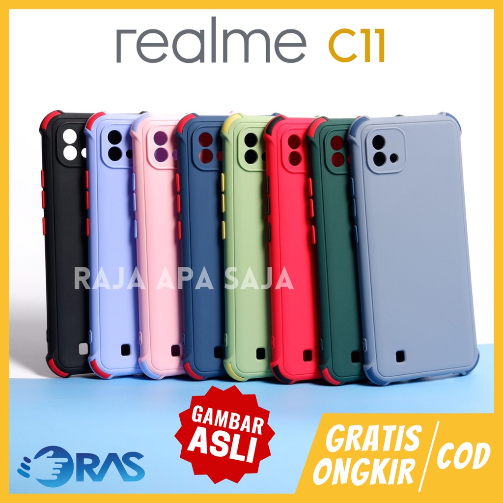 Soft Case REALME C11 C 11 2021 Hardcase Anticrack Bumper Case Silicon Softcase