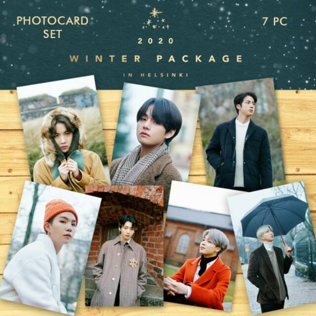BTS winter package 2020 photocard