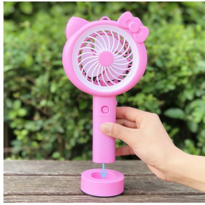 Kipas Angin Mini Portable Rechargeable Fan 3-Speed Adjustment Kipas Angin Genggam s9