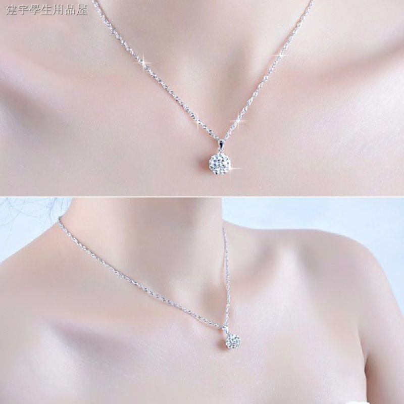 kalung liontin Permata  titanium premium perhiasan wanita import