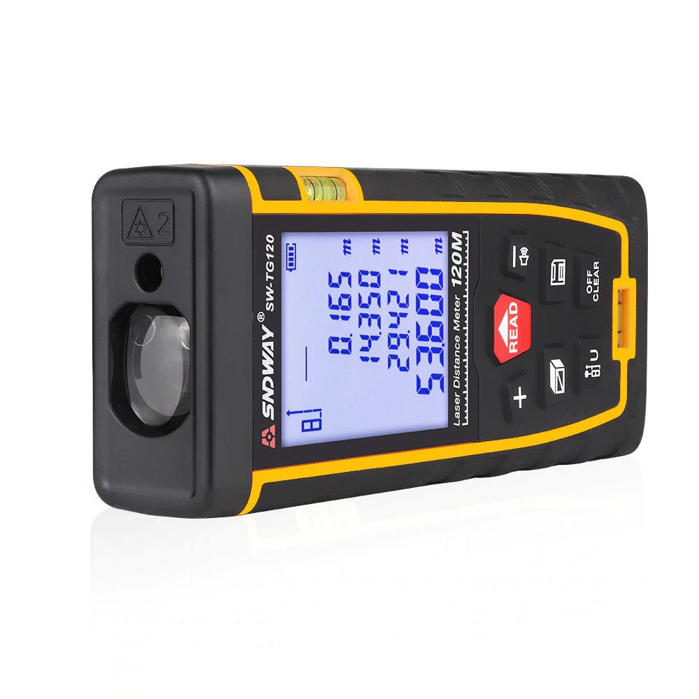 SW-TG120 SNDWAY - Infrared Laser Distance Meter Measurement Tool 120M