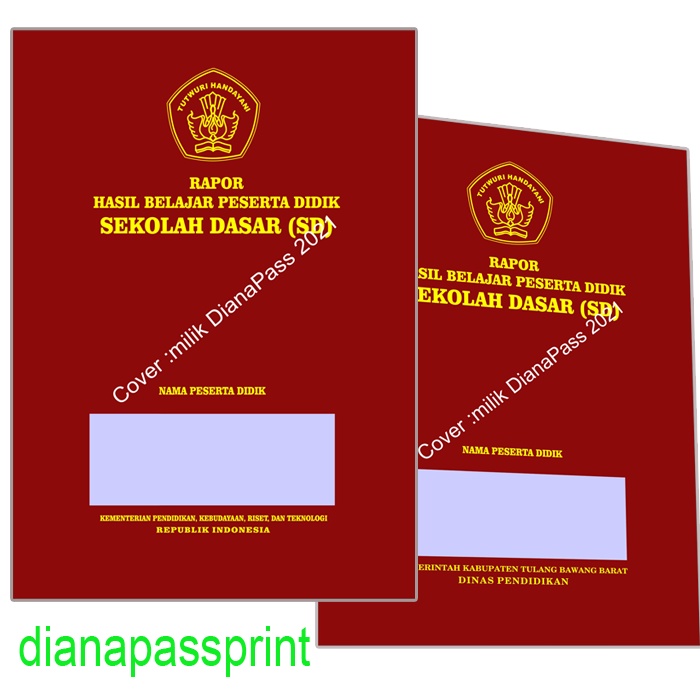 

Sampul Raport SD K13 - logo 1 warna - isi 20 kantong