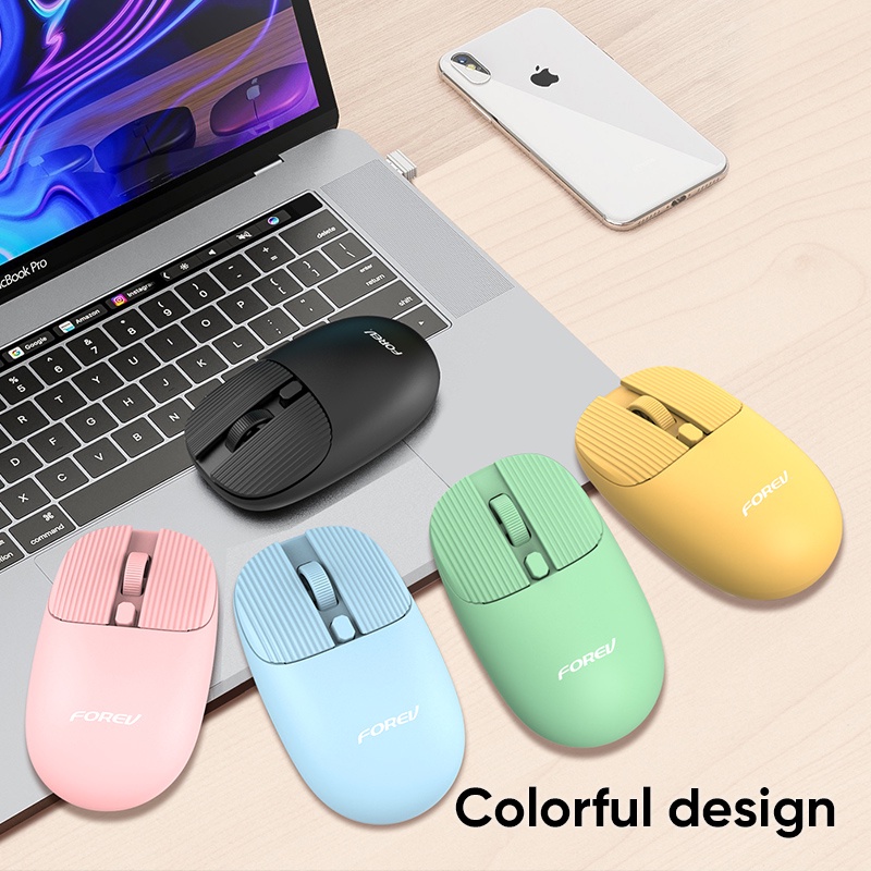 Bepop Mouse Bluetooth Wireless Mice Silent Click Double Models FV-198