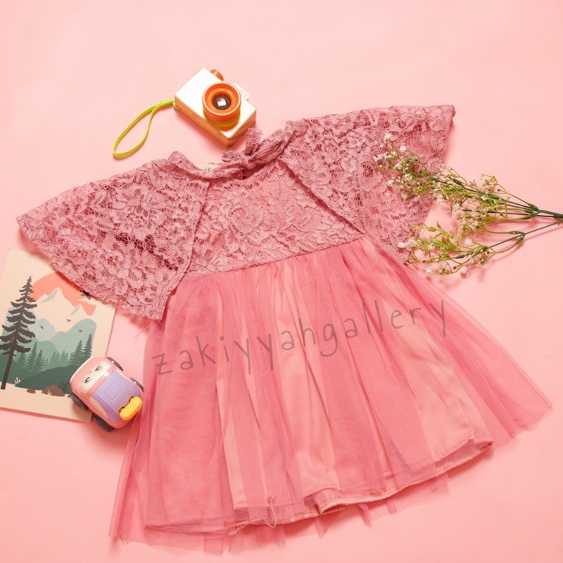 DRESS ANAK SABRINA/DRESS ANAK KONDANGAN/DRESS PESTA ANAK