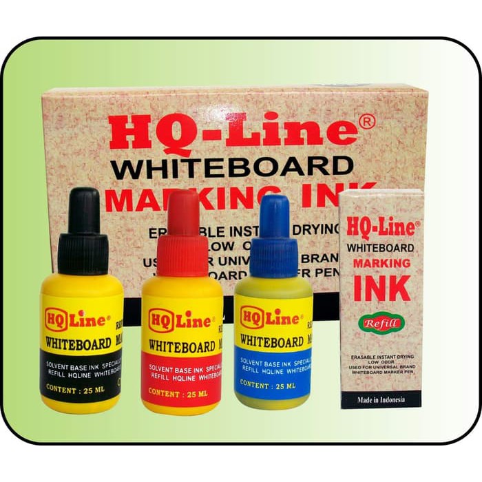 

Promo Refiil Spidol Whiteboard HQ Line 25 ml Berkualitas