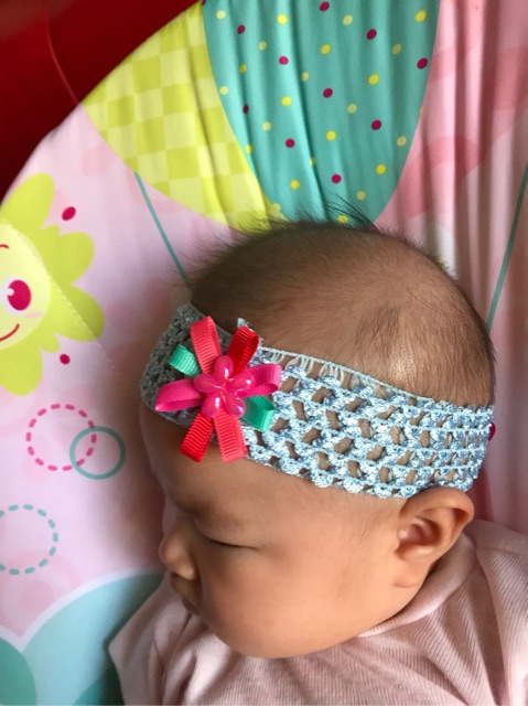 Bandana Pita Rambut Anak Cantik Karet Tidak Sakit HeadBand Baby Pita