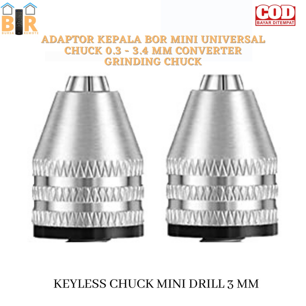 Chuck Mata Bor Mini Grinder Drill Brass Collet Kuningan 1 - 3,2mm