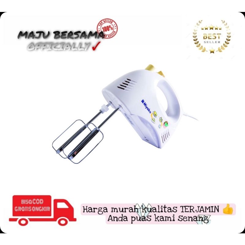 [MB] - Heand mixer Miyako HM 620 heand mixer Miyako HM 620 lengkap mesin den stik HM-620 good qualit