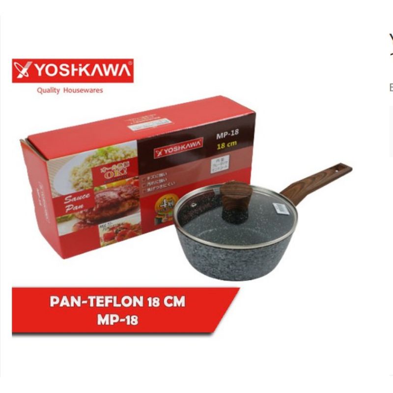 Saucepan Yoshikawa 18cm Marble Panci Susu Mpasi Panci Marble
