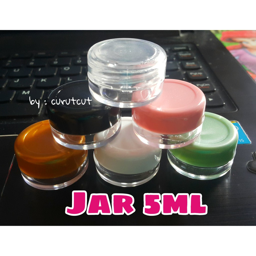 Jar/ Pot/ Wadah kosong plastik 5ml