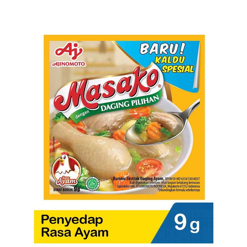 

PROMO MASAKO Ayam Sapi Bumbu Penyedap Rasa 9g