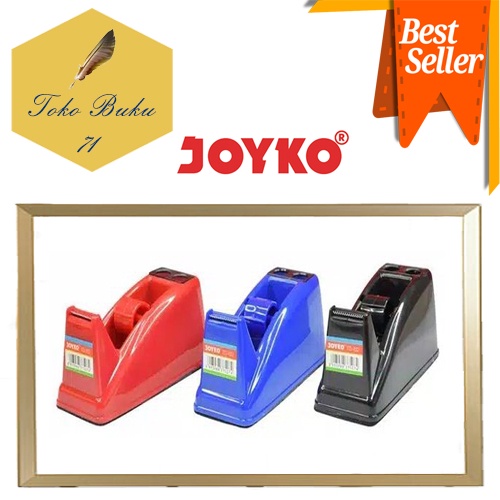 

TAPE DISPENSER MINI JOYKO TD-102 / TAPE CUTTER / TEMPAT ISOLATIP ISOLASI LAKBAN KECIL