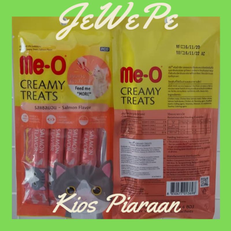 Me-O Meo Me O Creamy Treats Salmon Flavor 60 Gr