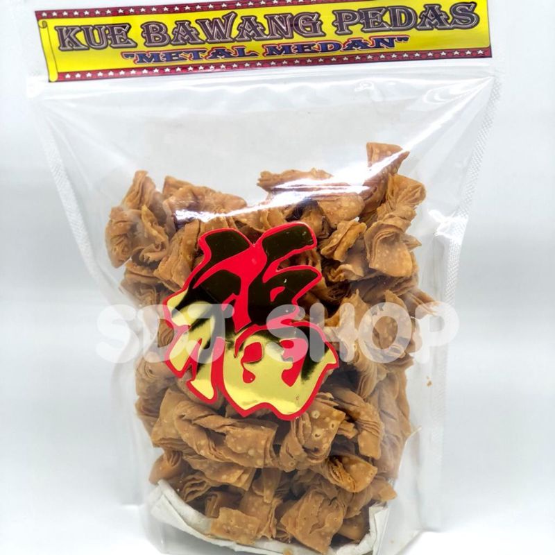 

Kue Bawang Pedas "Metal Medan" @500 gram