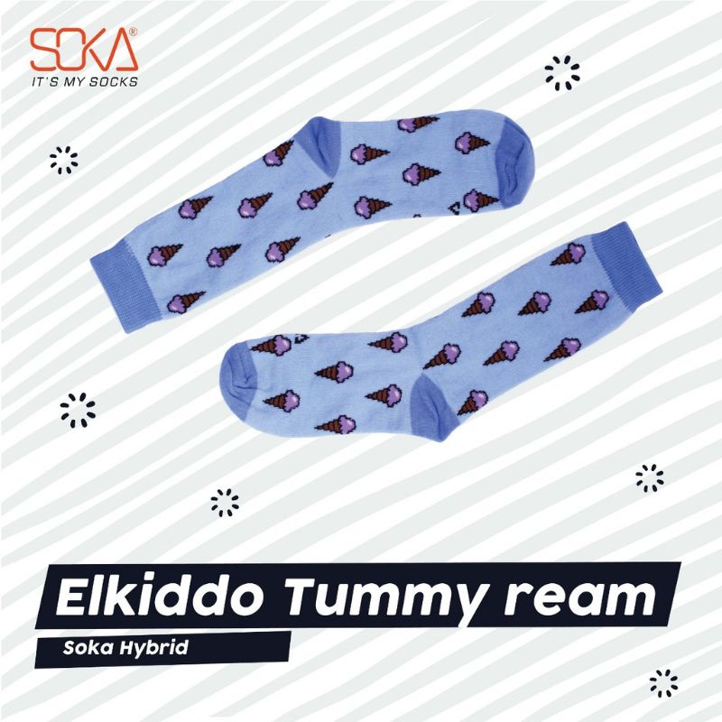 Kaos Kaki Anak (Usia Balita - TK) Motif Soka Hybrid El Kido