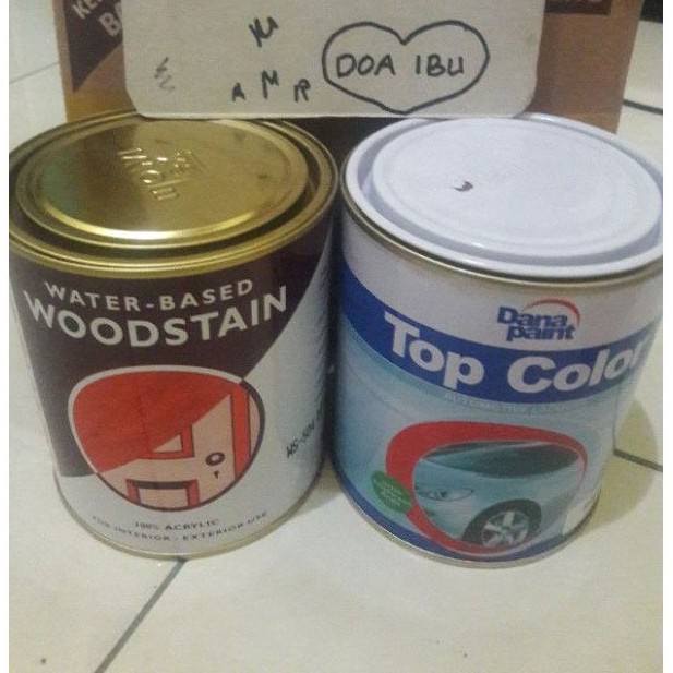 Cat Dasar Minyak Duco dan Cat Motif Plitur Air