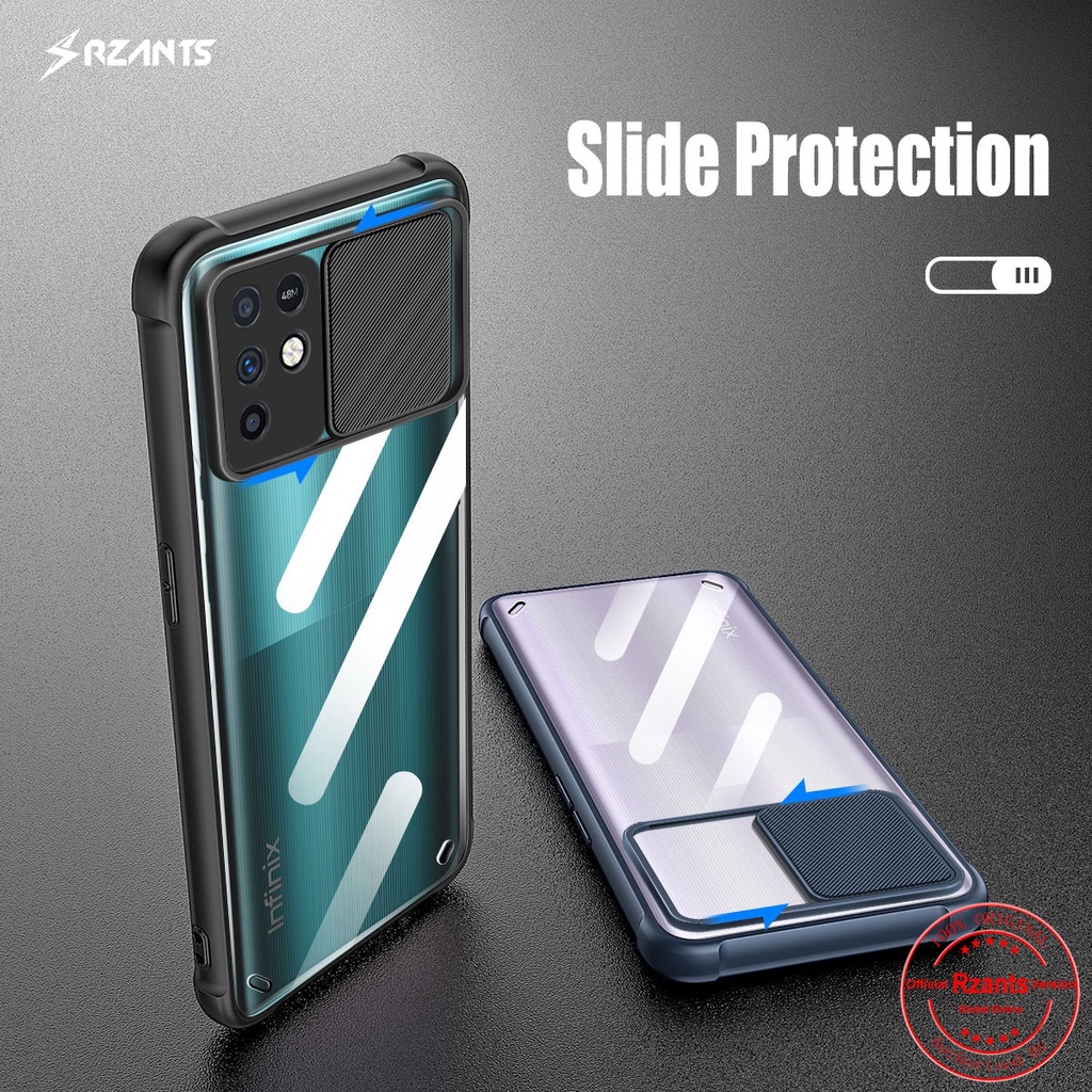 3 IN 1 Case INFINIX NOTE 10 PRO NFC 2021 Premium Casing + Tempered Glass Layar dan Skin Carbon