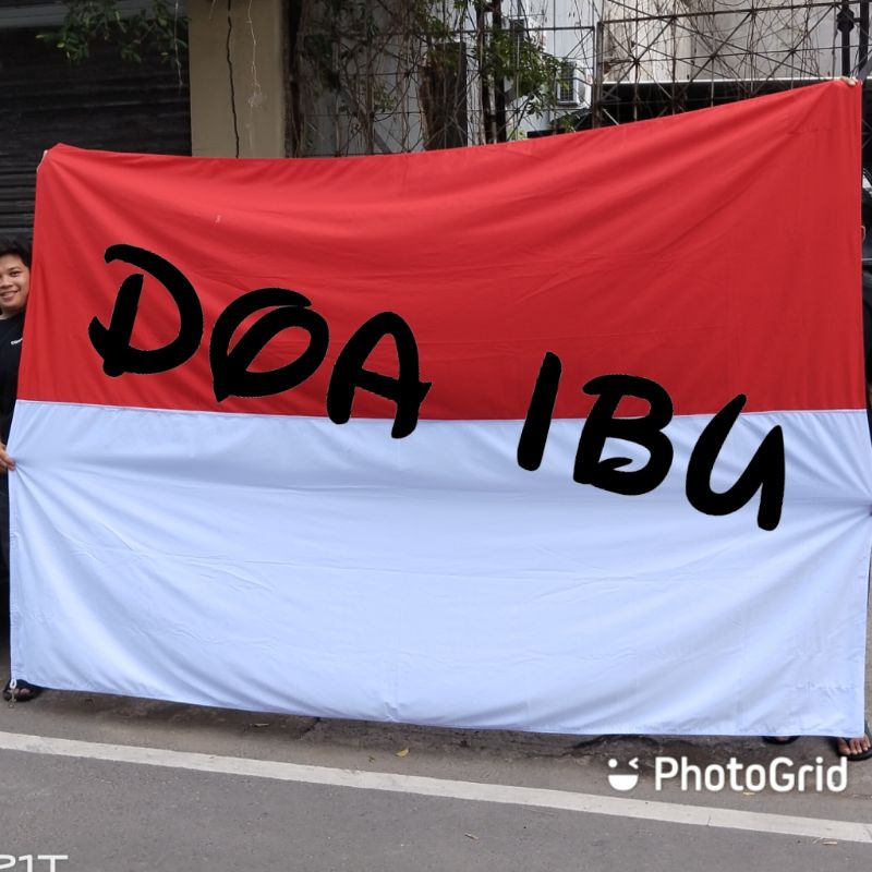 

best seller bendera merah putih drill 180cm x 270cm ready stock