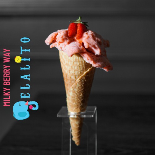 

Gelato - MILKY BERRY WAY (Strawberry 500 ml Gelato Ice Cream) - Gelalito - Dessert - Es Krim