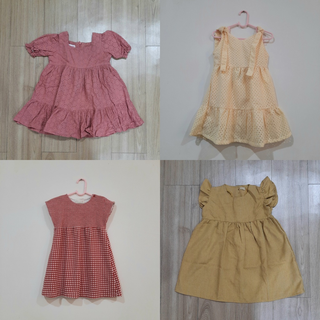 PRELOVED - Girls Dress 2 years old | Dress Anak Perempuan 2 tahun | Zara Baby Girl | Lewis & Emma | 