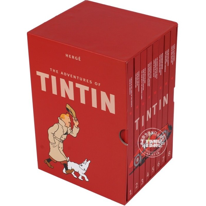 The Adventures of Tintin 8 buku gift box ( BOX SET )