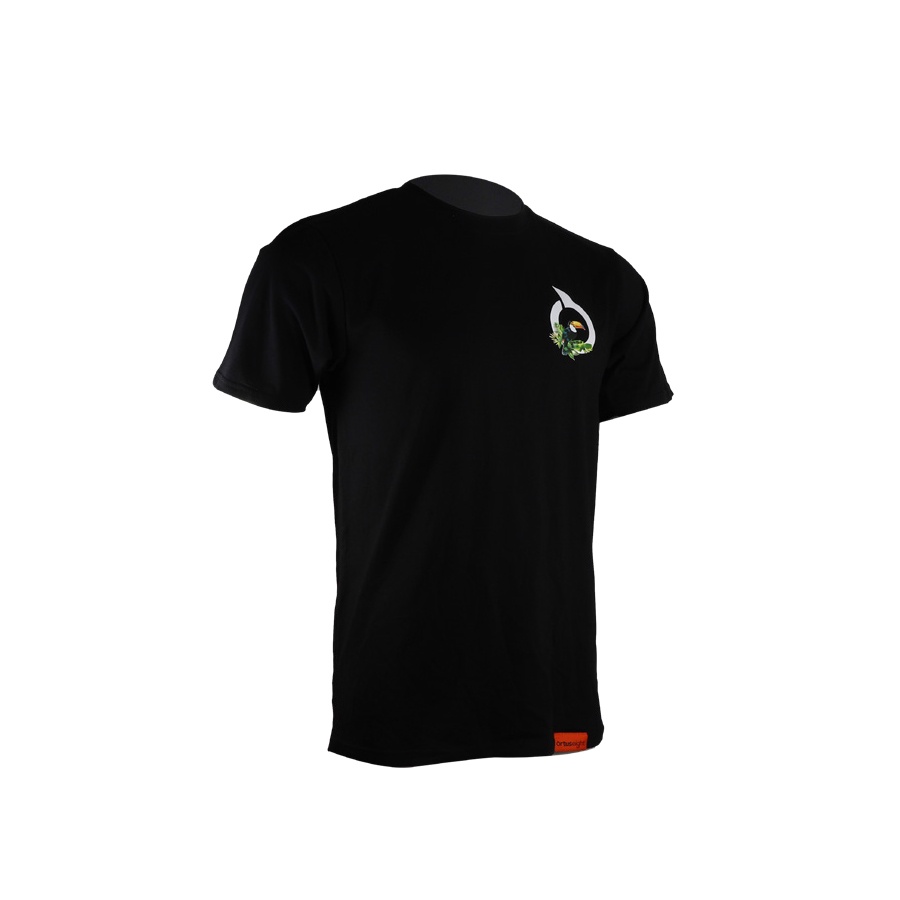 BAJU KAOS ORTUSEIGHT JUNGLE T-SHIRT - Black (100% ORIGINAL)