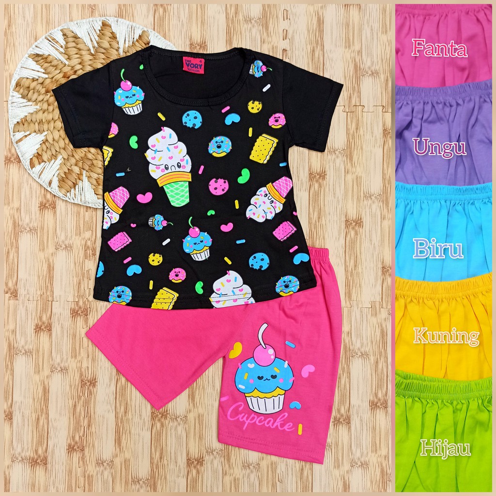 SETELAN PENDEK ANAK VORY KIDS 1-10 TAHUN