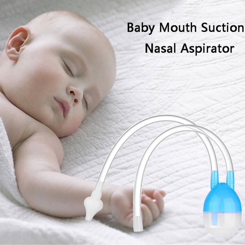 Nasal Aspirator Alat Pembersih Hidung Bayi Bahan Silikon / Nasal Aspirator Alat Bantu Sedot Ingus Bayi