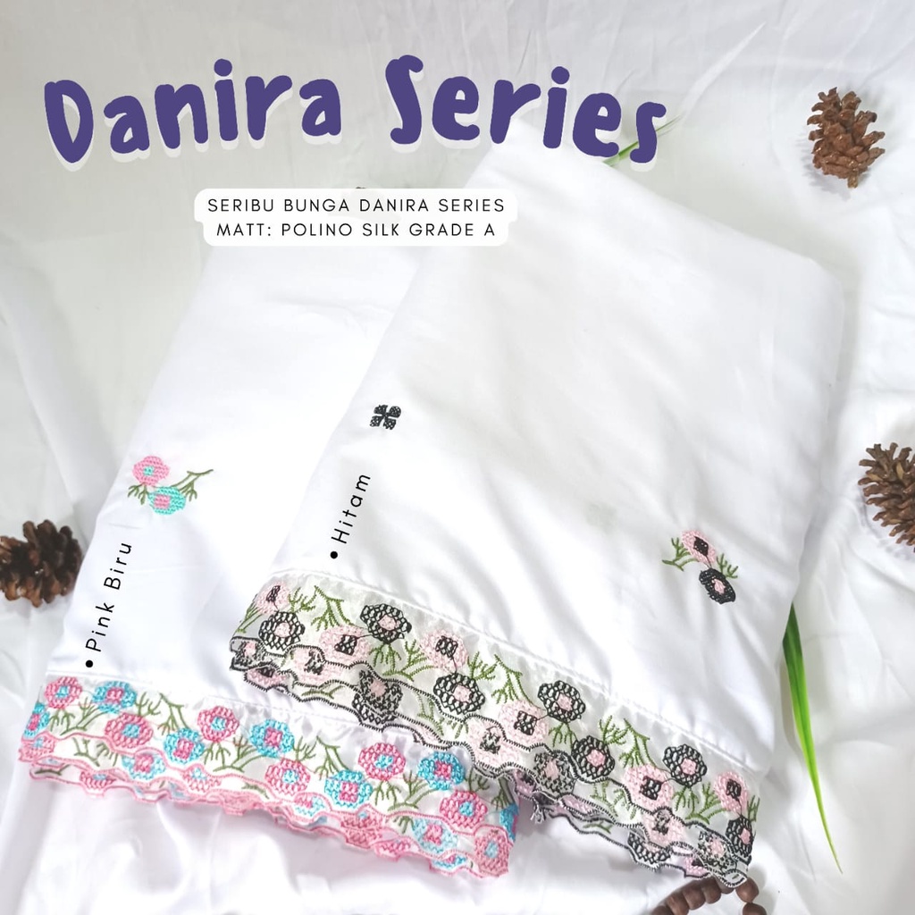 Mukena Terusan Bordir Kudusan/ Bordir DANIRA