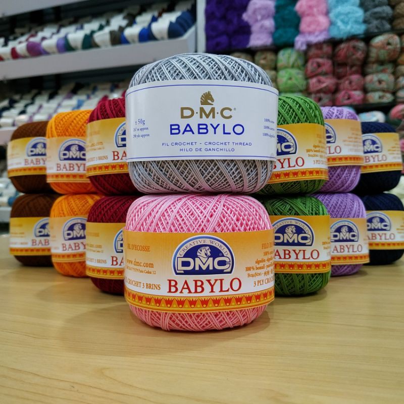 Benang Rajut Crochet Import DMC Babylo 50g