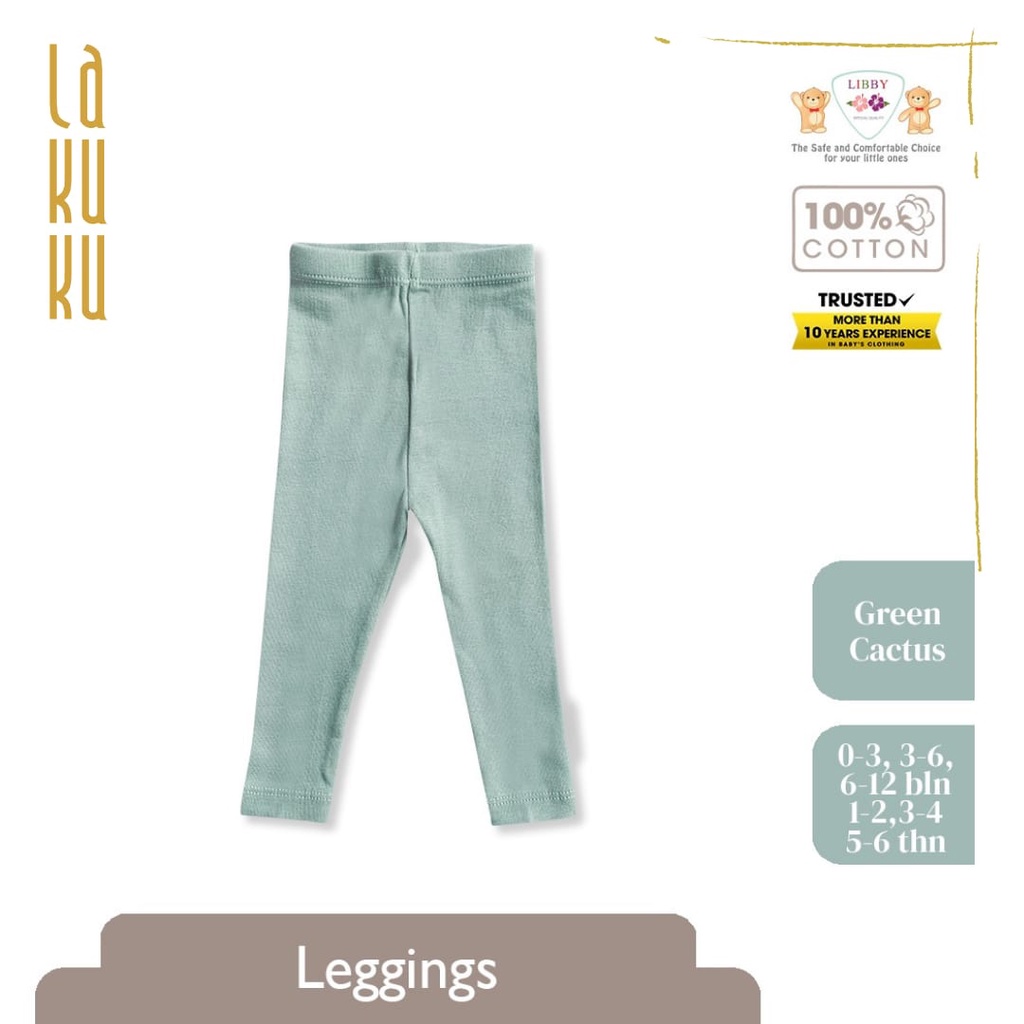 Lakuku - Libby Baby Celana Legging Bayi Anak seri Set A Unisex