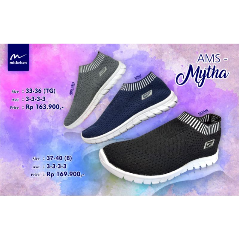 Sepatu anak sneaker kaos kaki MICKELSON MYTHA