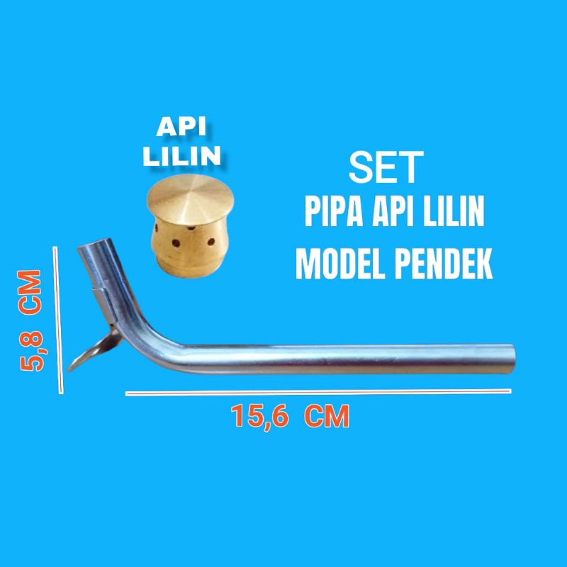 Burner Pipa api Lilin, L  Kuningan kompor RINNAI /rinai