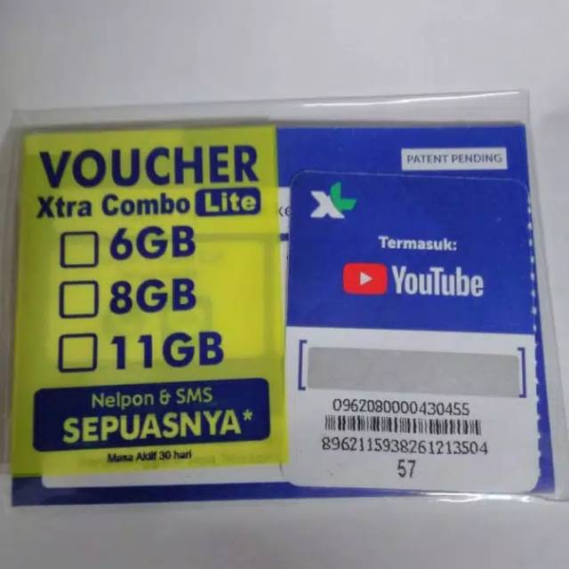 SP XL COMBO 6 GB TOTAL KOUTA UTAMA 9 GB TERMURAH