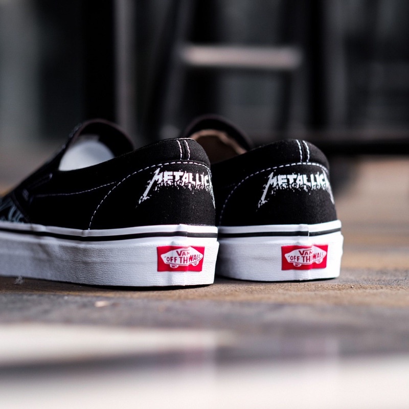 VANS SLIP-ON METALLICA “PUSHEAD” ORIGINAL 100%